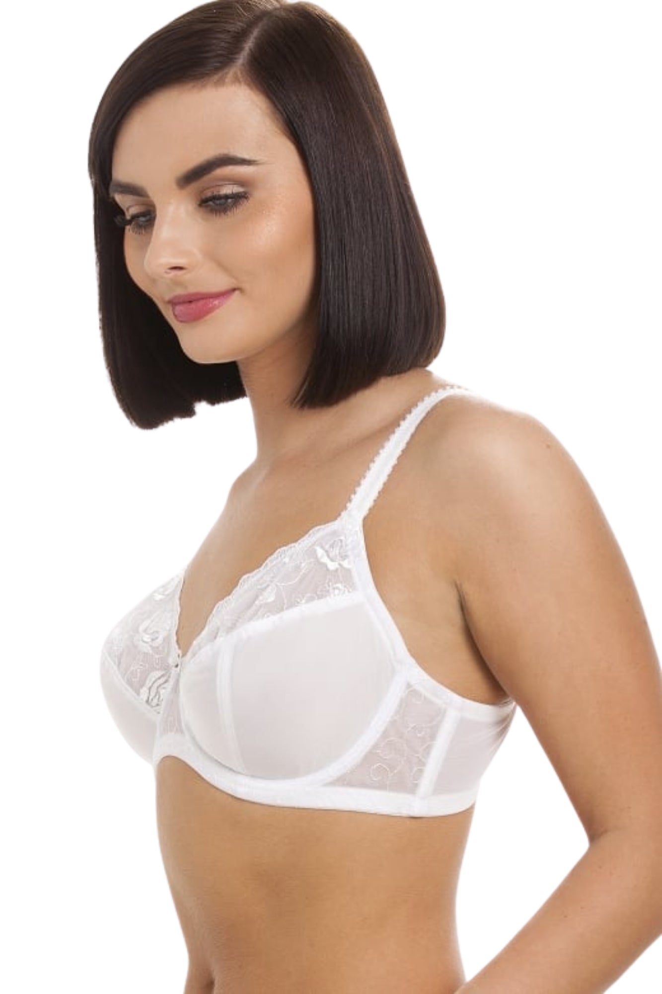 Womens White Jessica Underwired Full Cup Bra