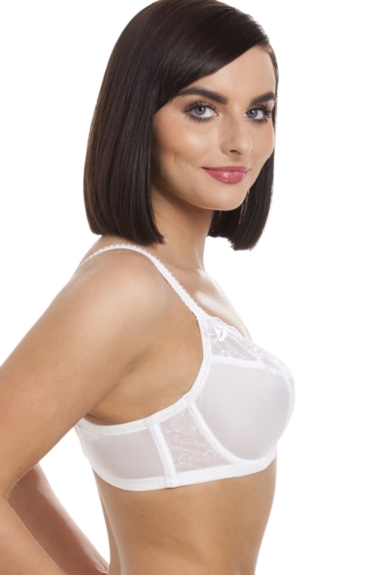 Womens White Jessica Underwired Full Cup Bra