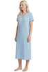 Womens 100% Organic Cotton Classic Full Length Short Sleeved Nightdress