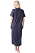 Womens 100% Organic Cotton Classic Full Length Short Sleeved Nightdress