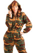 Camille Womens Super Soft Green Camoflauge Onesie