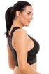 Black Seamfree Maternity Lace Sleeping Bra