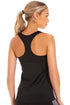 Womens Sportswear Black Racer Back Sports Vest