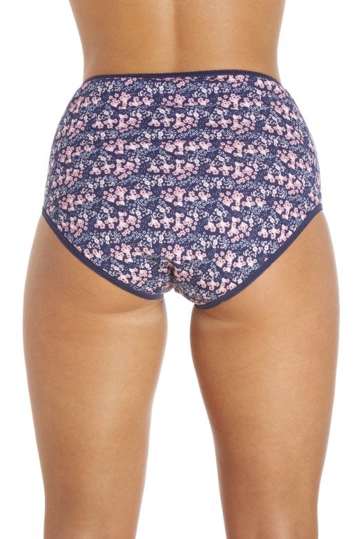 Camille Womens Four Pack Mixed Full Briefs