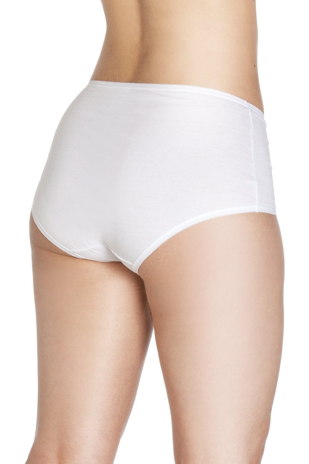 Womens 2 pack Floral Embroidered Full Briefs