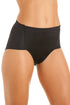 Womens Two Pack Black High Waist Control Briefs