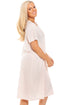Womens Stylish Honeycomb Print Jersey Nightdress