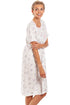Womens 100% Cotton Classic Jersey Ditsy Floral Print Nightdress