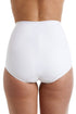Womens White High Waist Two Pack Control Briefs