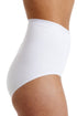 Womens White High Waist Two Pack Control Briefs