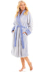 Womens Deep Pile Fluffy Bathrobe With Reverse Collar and Cuffs