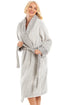 Womens Deep Pile Fluffy Bathrobe With Reverse Collar and Cuffs