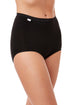 Womens Black Three Pack Cotton Maxi Briefs