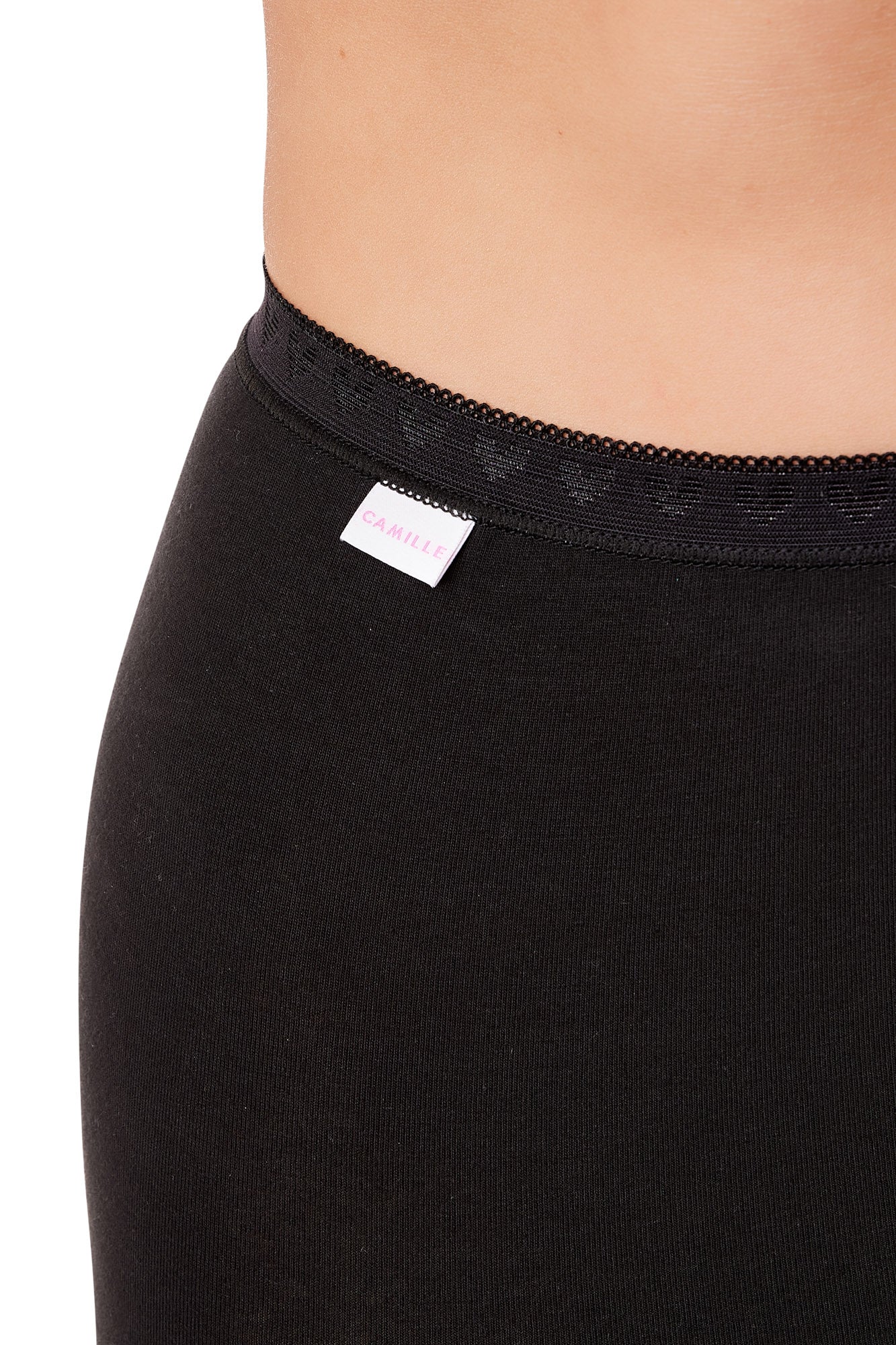 Womens Black Three Pack Cotton Maxi Briefs