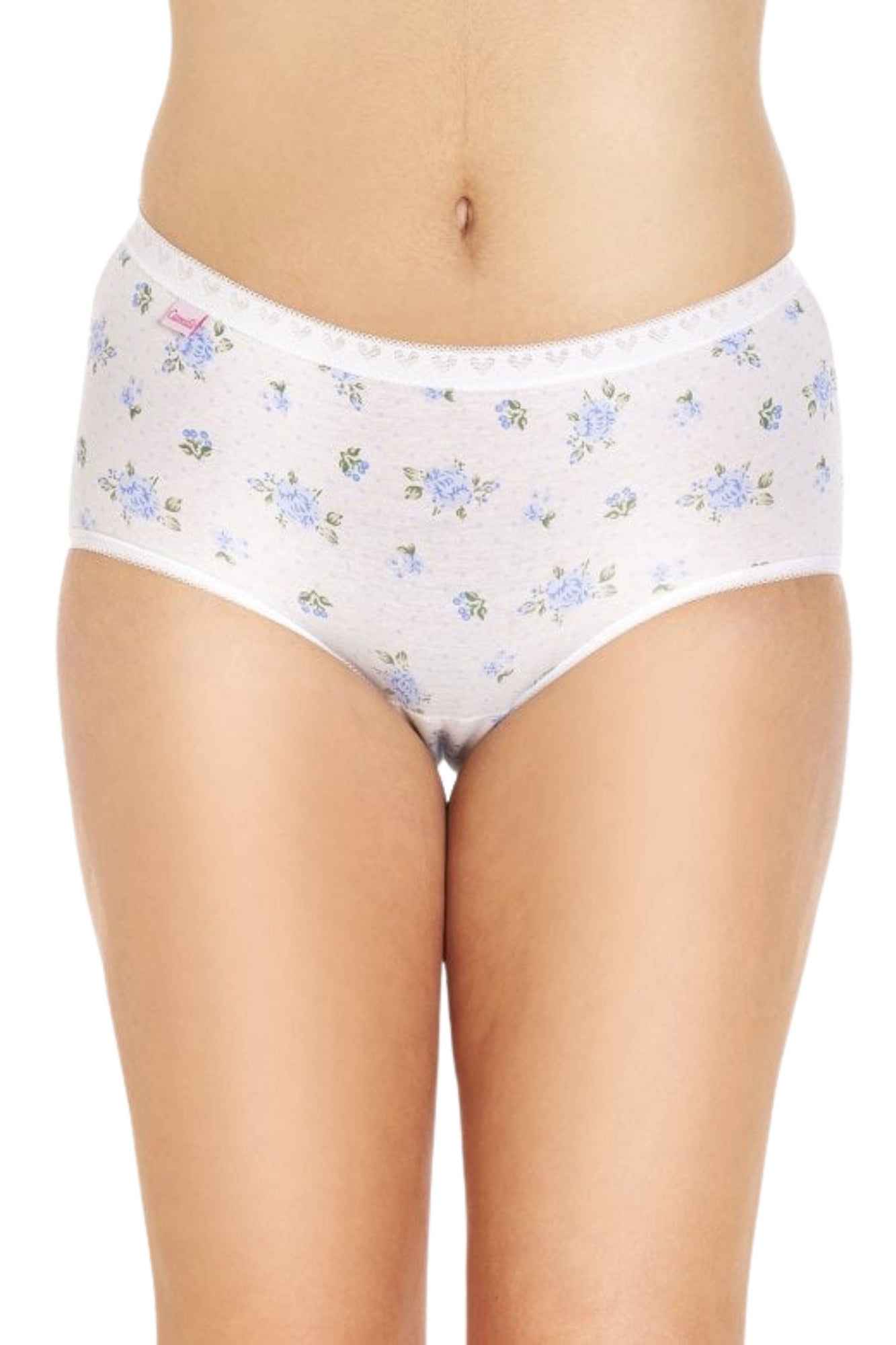 Camille Womens Printed Three Pack Cotton Maxi Briefs