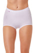 Womens White Three Pack Cotton Maxi Briefs