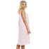 Pink Floral Print Sleeveless Nightdress