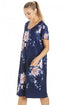Womens Lightweight Floral Print Nightdress