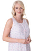 Womens Polycotton Sleeveless Floral Nightdress