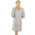 Long Sleeve Cowl Neck Lightweight Knitted Hacci Nightdress