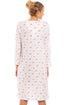 Womens Classic Long Sleeve Blossom Floral Nightdress