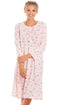 Womens Classic Long Sleeve Blossom Floral Nightdress