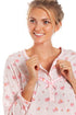 Womens Classic Long Sleeve Blossom Floral Nightdress