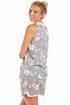 Womens Lightweight Heather Floral Short Pyjama Set