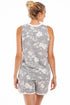 Womens Lightweight Heather Floral Short Pyjama Set