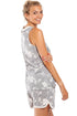 Womens Lightweight Heather Floral Short Pyjama Set