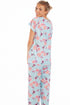 Womens Lightweight Floral Print Short Sleeve Pyjama Set