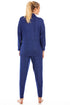 Lush Long Sleeve Lightweight Cowl Neck Knitted Hacci Pyjama Set
