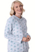 Camille Women's Supersoft Fleece Full Length Pyjama Set with Elasticated Waist