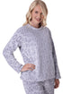 Camille Women's Supersoft Fleece Full Length Pyjama Set with Elasticated Waist