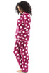 Womens Supersoft Fleece Star Print Pyjama Set