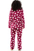 Womens Supersoft Fleece Star Print Pyjama Set