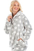 Womens Supersoft Fleece Star Print Pyjama Set
