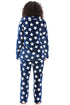 Womens Supersoft Fleece Star Print Pyjama Set