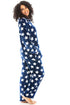 Womens Supersoft Fleece Star Print Pyjama Set