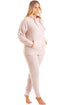 Womens Comfy Fit Marl Hacci Pyjama sets