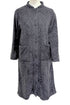 Womens Soft Fleece Floral Full Length Button Up Housecoats