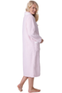 Camille Women's Supersoft Fleece Button Front Housecoat with Pockets