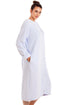 Womens Floral Embroidered Luxury Soft Fleece Housecoat