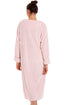 Womens Luxury Soft Fleece Pink Housecoat