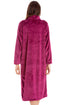 Womens Rose Embossed Button Up Housecoat