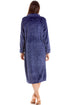 Womens Rose Embossed Button Up Housecoat