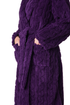 Womens Supersoft Luxury Fleece Jaquard Bathrobe