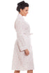 Womens Pink Floral Lightweight Dressing Gown