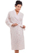 Womens Pink Floral Lightweight Dressing Gown