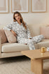 Womens Supersoft Fleece Star Print Pyjama Set